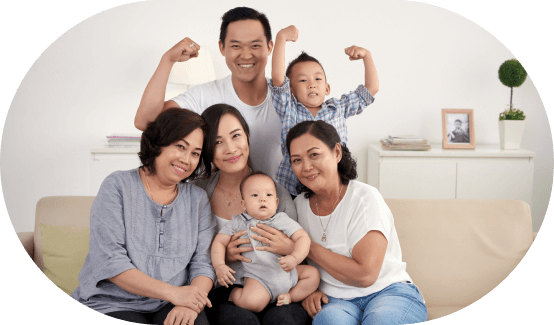 asian-extended-family-with-baby-toddler-posing-together-around-couch-home asian-extended-family-with-baby-toddler-posing-together-around-couch-home