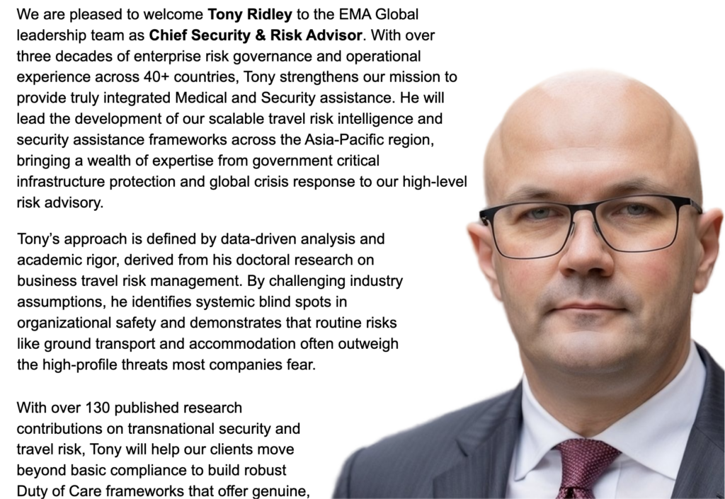 Welcoming our new Chief Security & Risk Advisor